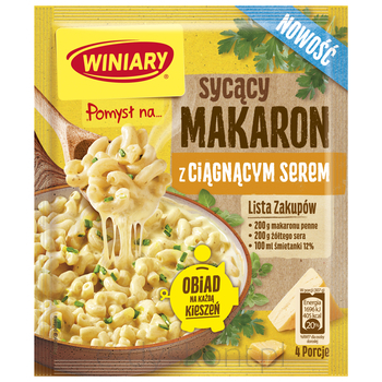 Winiary Pomysł Na... Sycący Makaron Z Ciągnącym Serem 28G