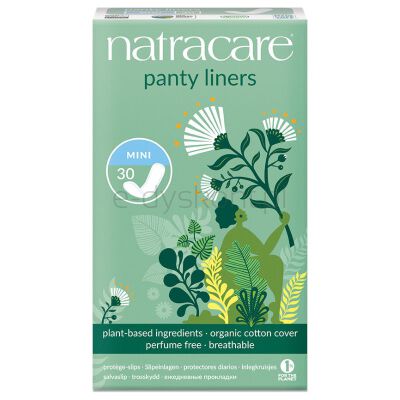 Natracare Wkładki Higieniczne Mini Bio 30 Szt.