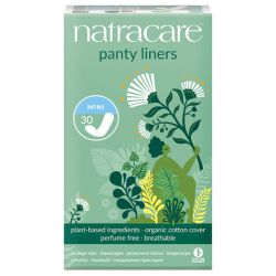 Natracare Wkładki Higieniczne Mini Bio 30 Szt.