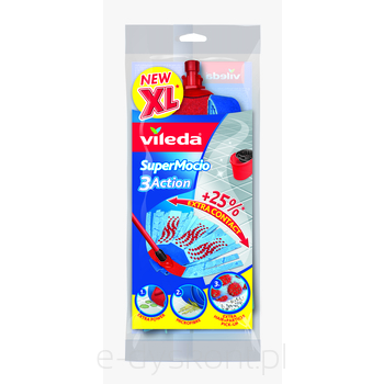 Vileda Wkład Do Mopa 3 Action Velour Xxl