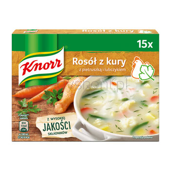 Knorr Rosół Z Kury Z Pietruszką I Lubczykiem 60 G (6 Kostek)