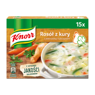 Knorr Rosół Z Kury Z Pietruszką I Lubczykiem 60 G (6 Kostek)