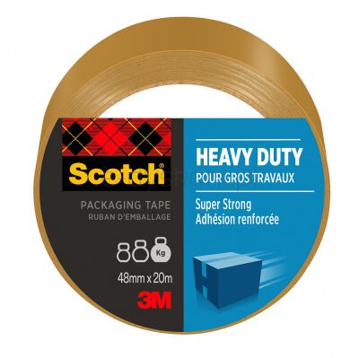Scotch Taśma pakowa Heavy Duty, 48mm x 20.3m, 1szt., brązowa