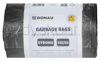 Worki na śmieci DONAU HOME, mocne (LDPE), 35l, 50 szt., czarne - 2