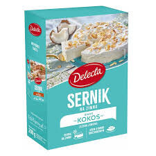 Delecta Sernik na zimno smak kokosowy 200g