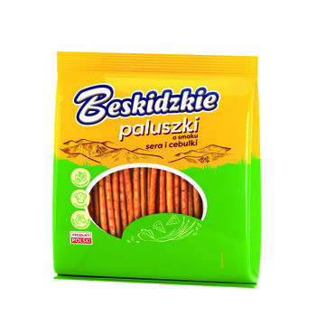 Beskidzkie Paluszki O Smaku Serowo-Cebulowym 180G