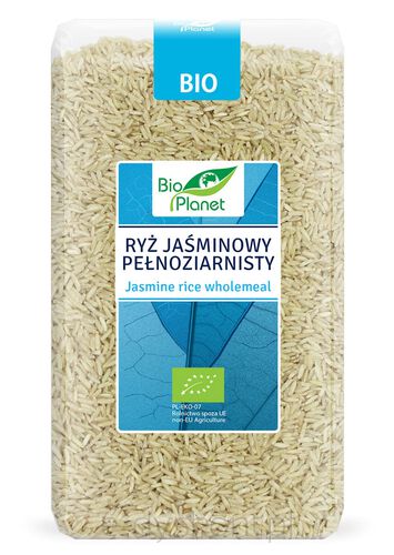 Ryż Jaśminowy Pełnoziarnisty Bio 1 Kg - Bio Planet [BIO]