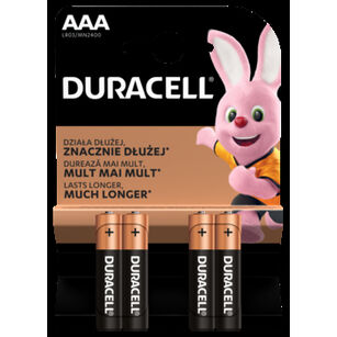 Duracell Baterie Alkaliczne Typ Aaa 4Szt.  Upgrade