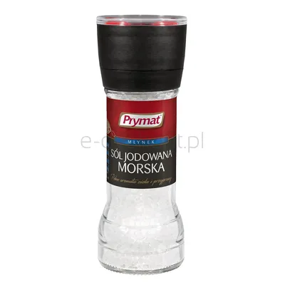Prymat Sól morska jodowana młynek, 110g