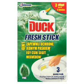 Duck Fresh Stick 4In1 Pine Żelowe Paski Do Toalet 27 G (3 Sztuki)