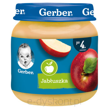 Gerber Deserek Jabłuszka Po 4 Miesiącu 125 G