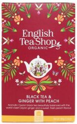 English Tea Shop Herbata Czarna Z Imbirem I Brzoskwinią ( 20X2) Bio 40G