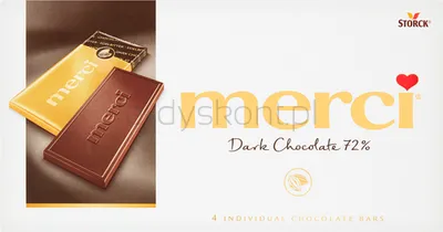 Merci Czekolada Gorzka 72% 100G