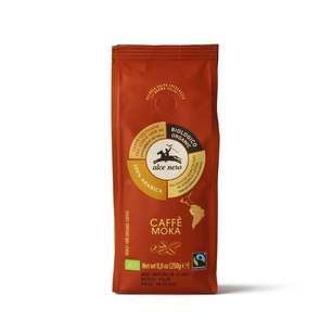 Kawa Mielona Arabica 100 % Moka Fair Trade Górska Bio 250 G - Alce Nero [BIO]