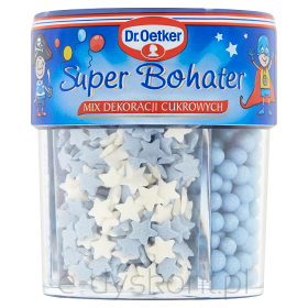 Dr.Oetker Mix Dekoracji Cukrowych Super Bohater 76G