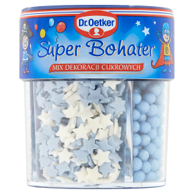 Dr.Oetker Mix Dekoracji Cukrowych Super Bohater 76G