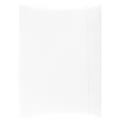 Office Products Teczka z gumką, karton, A4, 300gsm, 3-skrz., biała