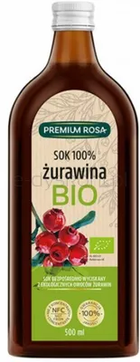 Żurawina Sok 100% Bio B/C 500 Ml