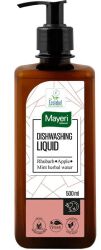 Mayeri Płyn do mycia naczyń z wodą miętową , rabarbar-jabłko, wegański, certyfikowany ecolabel 500 ml