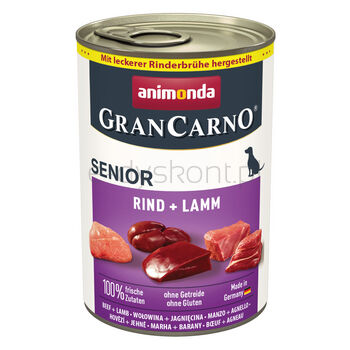 Animonda GranCarno Senior wołowina + jagnięcina 400g