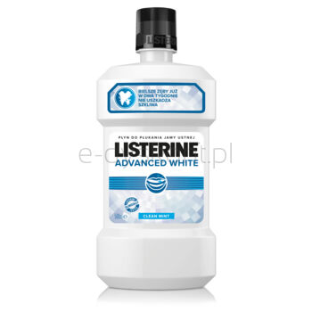 Listerine Płyn Do Płukania Jamy Ustnej Advanced White 500Ml