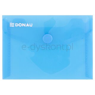 Donau Teczka kopertowa zatrzask, PP, A7, 180mikr., niebieska