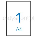 Apli Etykiety uniwersalne 210x297mm, prostokątne, białe 100 ark. - 2
