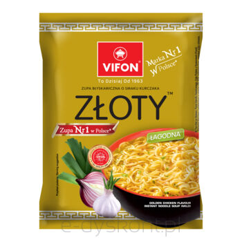 Vifon Zupa Błyskawiczna O Smaku Kurczaka - Złoty 70 G