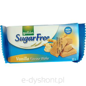 Gullón Sugar Free Wafle Z Nadzieniem O Smaku Waniliowym 60 G