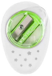 Keyroad Temperówka Cappy, plastikowa, pojedyncza, z gumką, pakowane na displayu, mix kolorów