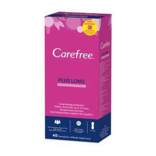 Carefree Plus Long Fresh Scent, Wkładki Higieniczne 40 Szt.