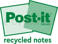 Bloczek Samoprzylepny Ekologiczny Post-It® (654-1T), 76X76Mm, 16X100 Kart., Żółty - 3