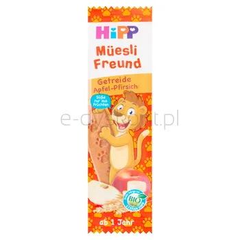 Hipp Batonik Musli-Przyjaciel Brzoskwinie Ze Zbożami Bio 20 G