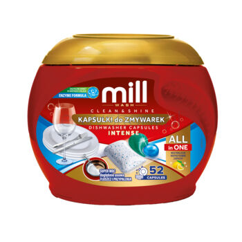 Mill Kapsułki do zmywarek CLEAN&SHINE Intense 52 szt.