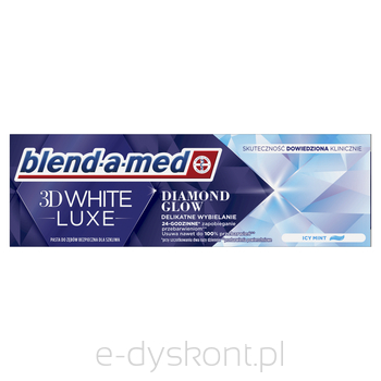 Blend-A-Med 3D White Luxe Diamond Glow Wybielająca Pasta Do Zębów 75Ml