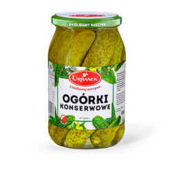 Urbanek Ogórki konserwowe 920g