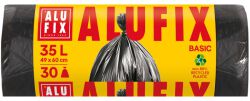 Alufix Worki na śmieci Economy, HDPE, 35l, 30 szt., Czarna