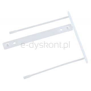 Office Products Klipsy archiwizacyjne Z-Clip, grubość pliku max. 7cm, biały [BIURO]