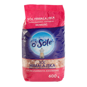 O’Sole Sól Himalajska GruboZiarnista Jodowana 600 G