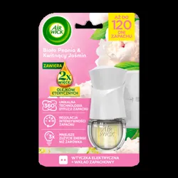 Air Wick Elektryczny Odświeżacz Powietrza Biała Peonia I Kwitnący Jaśmin Komplet 19 Ml
