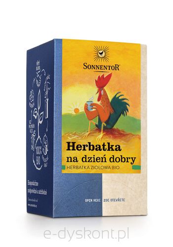 Herbatka Ziołowa Na Dzień Dobry (Good Morning) Bio (18 X 1,5 G) 27 G - Sonnentor [BIO]