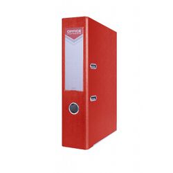 Office Products Segregator Officer z szyną, PP, A4/75mm, czerwony