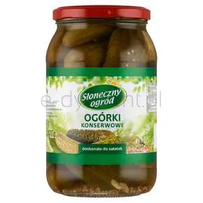 Ogórki Konserwowe Słoneczny Ogród 900 G/470 G Mw Dobry Wybór