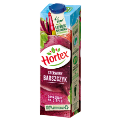 Hortex Czerwony Barszczyk Sok Karton 1L