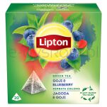 Lipton Herbata Piramidki zielona, jagoda i goja, 20 szt. - 2