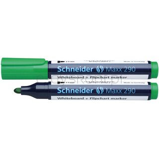 Schneider Marker do tablic Maxx 290, okrągły, 2-3mm, zielony [BIURO]