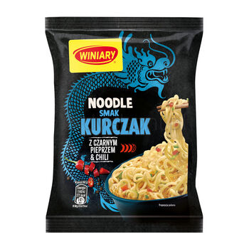 Winiary Nudle Kurczak z czarnym pieprzem & chili 62g