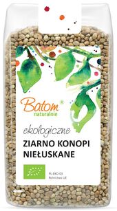 Nasiona Konopi Niełuskane Bio 250 G - Batom [BIO]