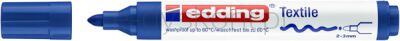 Edding Marker tekstylny e-4500 2-3 mm, niebieski [BIURO]