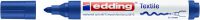 Edding Marker tekstylny e-4500 2-3 mm, niebieski [BIURO]